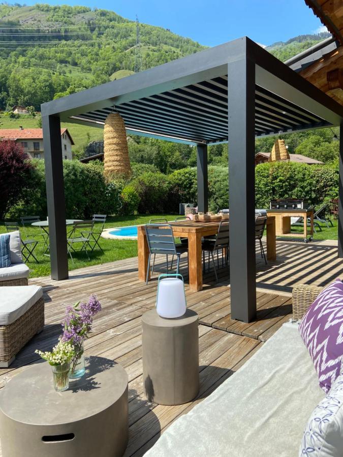 Grand Chalet A La Montagne Bourg-Saint-Maurice Eksteriør billede